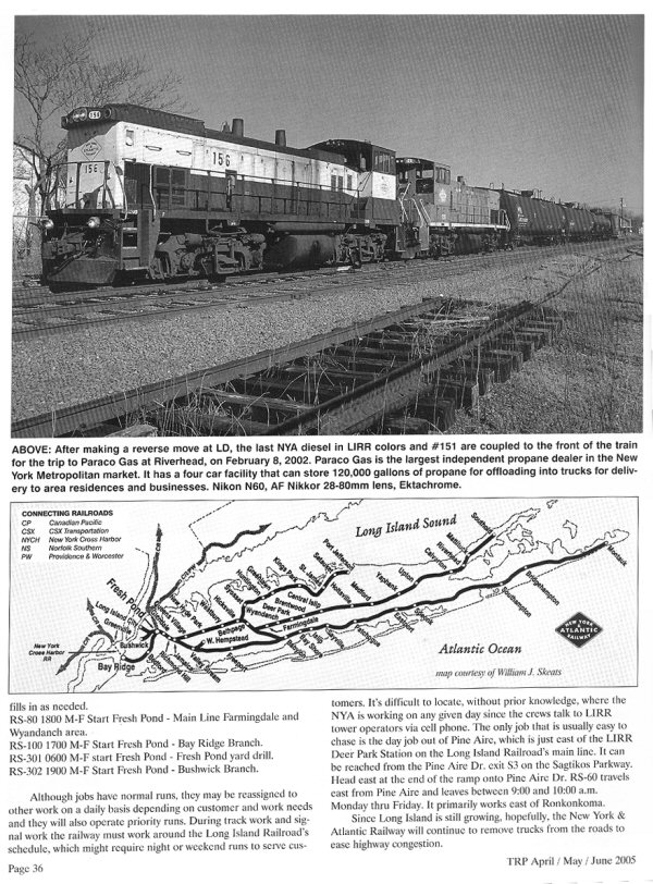 NYA – New York & Atlantic Railway – Anacostia Rail Holdings