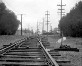 ROW-Tracks-Jct. of Mineola Spur-MP 19 (View W) E of Gdn City - 1955 (Schneider-Keller).jpg (106862 bytes)