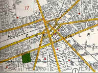 1960s post-grade elimination Hagstrom map showing E. Cherry St. severed by the new embankment.jpg (211281 bytes)