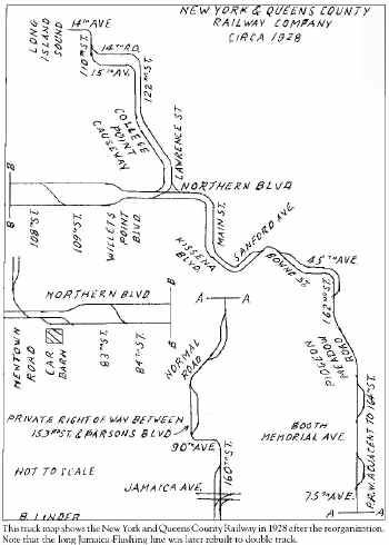 NY&QC-map_c.1928_Flushing-Jamaica Line-after-reorganization_by-Bernie Linder_(S. Meyers-Keller).jpg (158298 bytes)