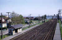Station-Hamilton Beach-Beach Tower-Severed Tracks-view south-Jamaica Bay-May-1954.jpg (104615 bytes)