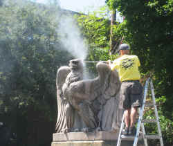 Eagle cleaning 01.jpg (409946 bytes)