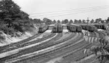 MU Trains at Sta-Belmont Park S. of Hempstead Tpke-View E-06-49 (Hermanns-Keller).jpg (140892 bytes)